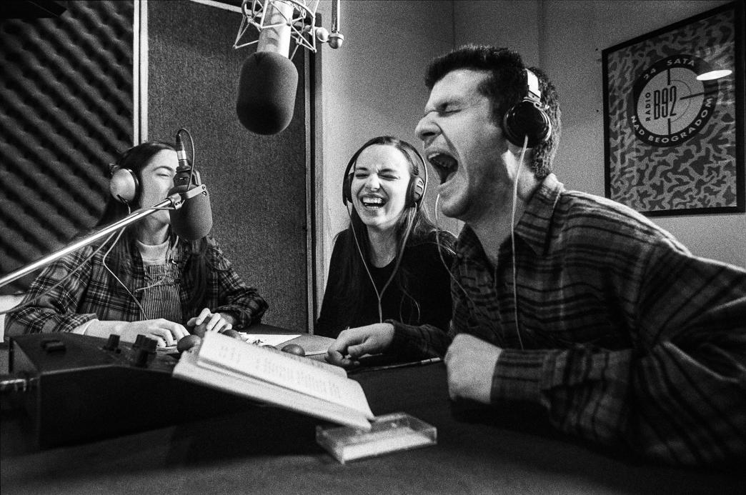 Radio B92 (1993). Foto: Goran Basarić